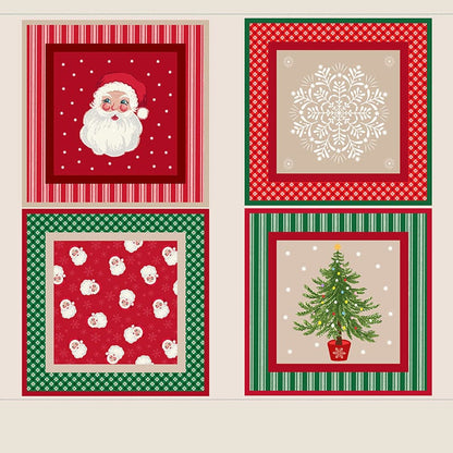 Lewis and Irene Fabric Panels & Labels Lewis And Irene Oh Christmas Tree Fabric Panel C115  - The Sewing Studio