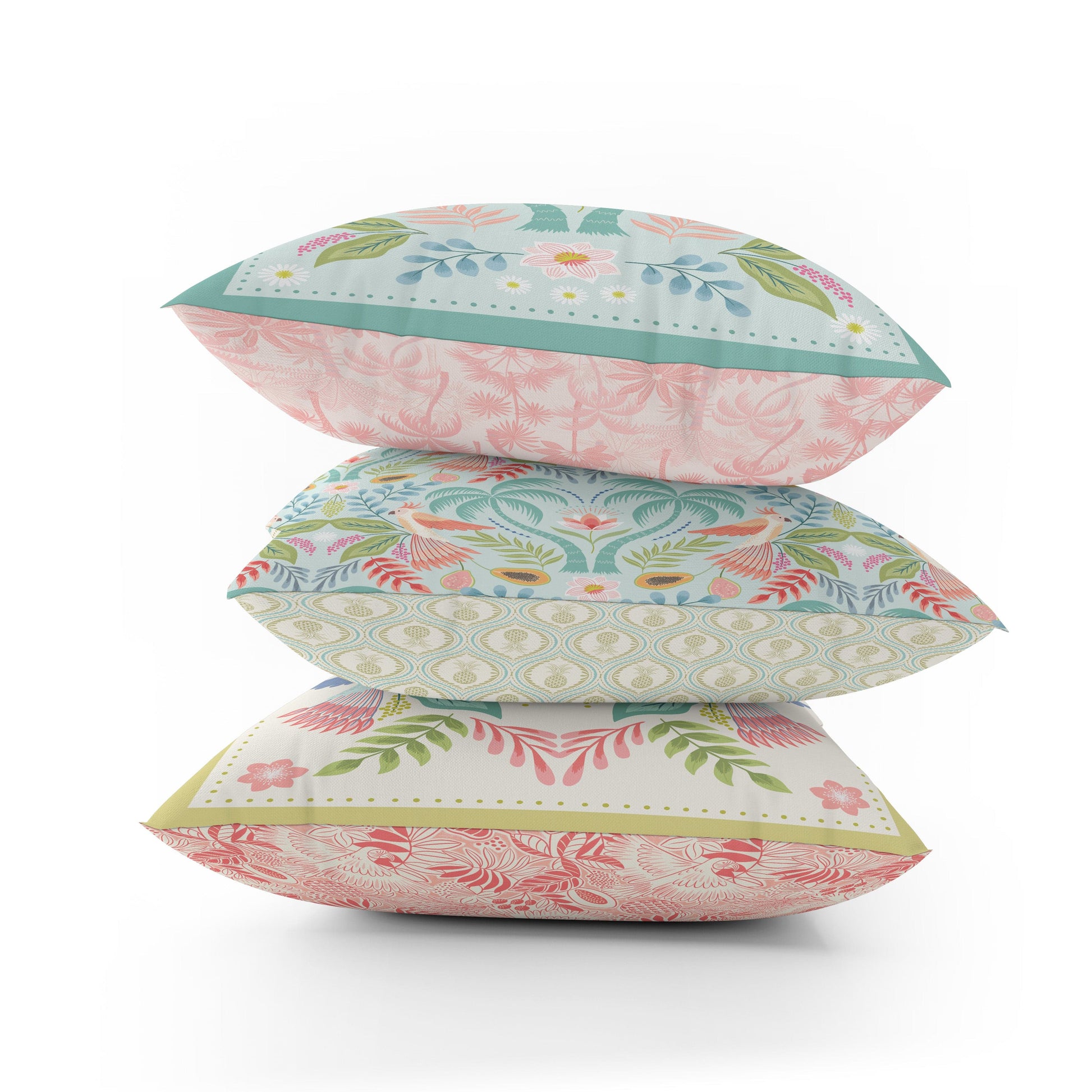 Lewis and Irene Fabric Panels & Labels Lewis and Irene Paradise Cushion Panel 36 x 44 inch Panel A892  - The Sewing Studio