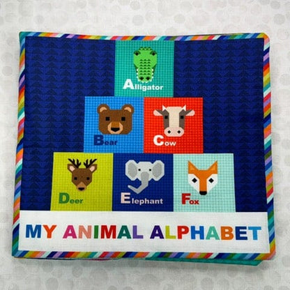 Lewis and Irene Fabric Panels & Labels Lewis & Irene Animal Alphabet Fabric Book Panel - The Sewing Studio