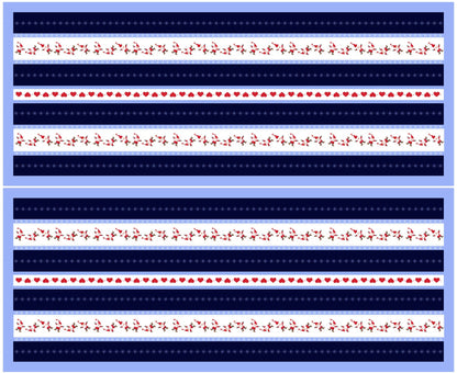 Blue Christmas Lewis and Irene Fabric Panels & Labels Lewis & Irene Tomtens Forest Friends Table Runner Panel CE34 - The Sewing Studio