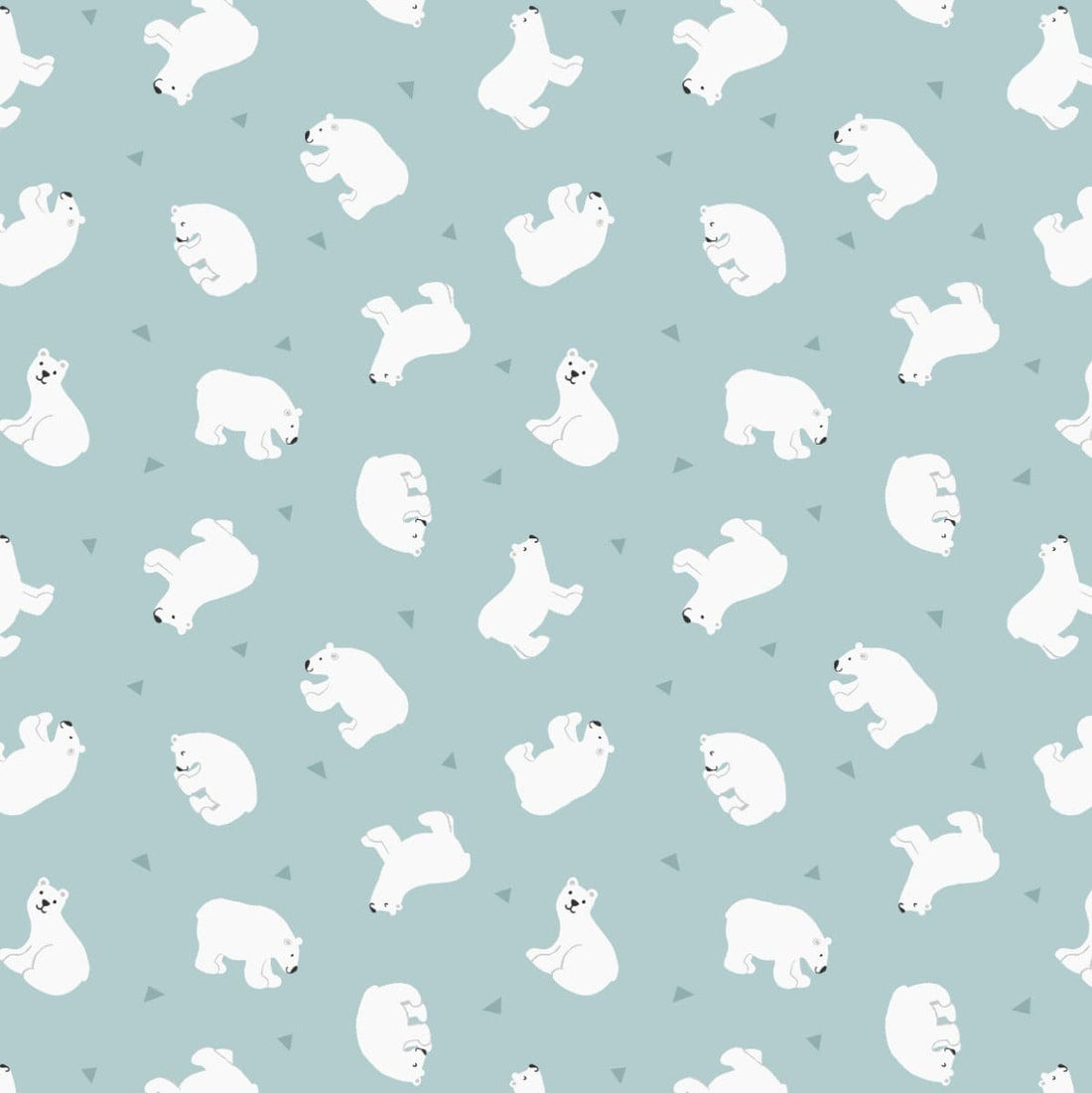 Lewis and Irene Fabric Lewis and Irene Small Things Polar Animals  - The Sewing Studio