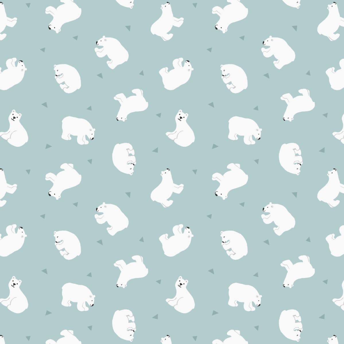 Lewis and Irene Fabric Lewis and Irene Small Things Polar Animals  - The Sewing Studio