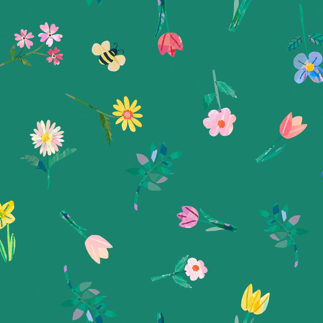 Lewis and Irene Fabric Lewis and Irene Flower Market by Wee Blue Bell  - The Sewing Studio