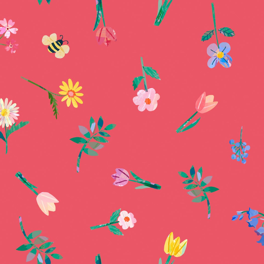 Lewis and Irene Fabric Lewis and Irene Flower Market by Wee Blue Bell  - The Sewing Studio