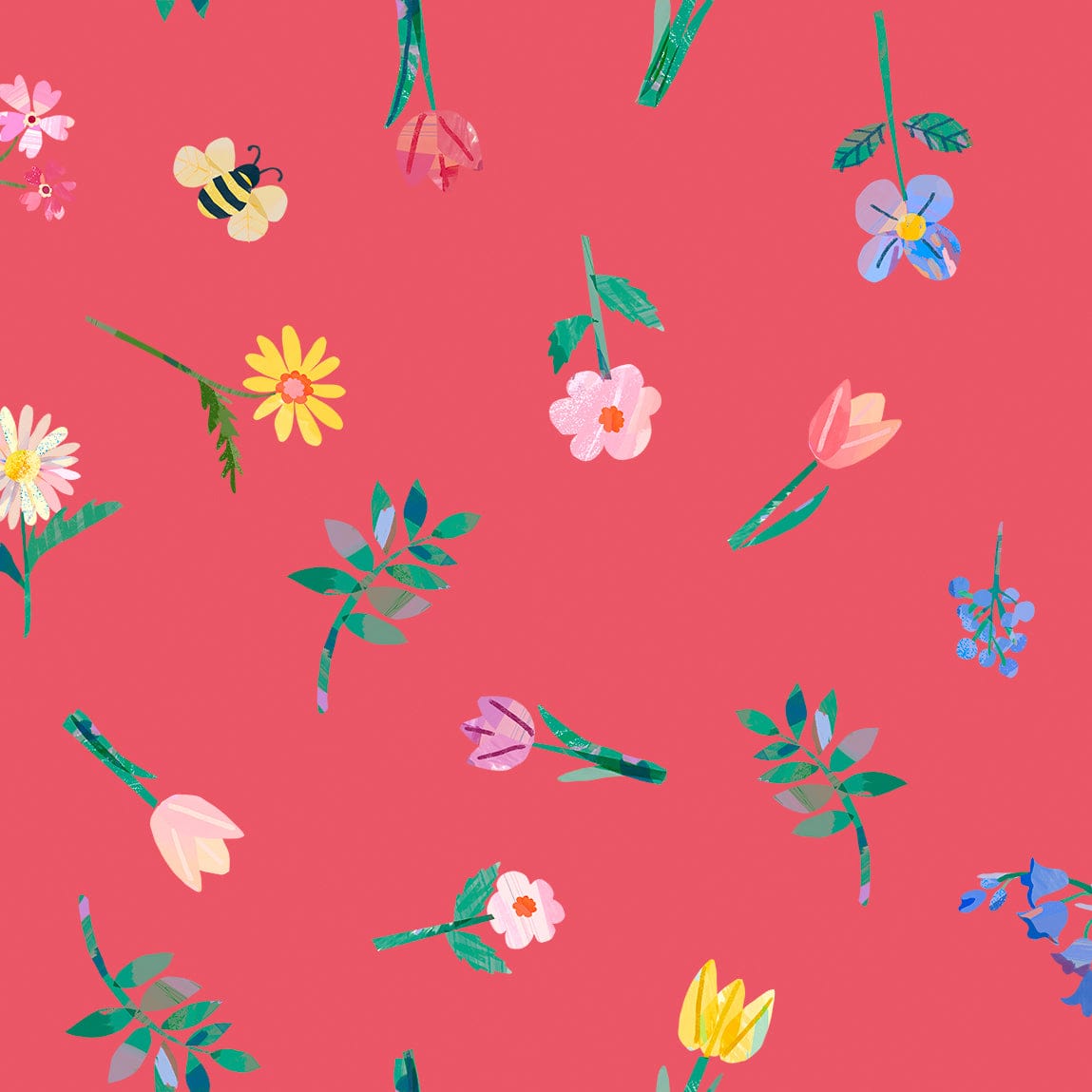 Lewis and Irene Fabric Lewis and Irene Flower Market by Wee Blue Bell  - The Sewing Studio