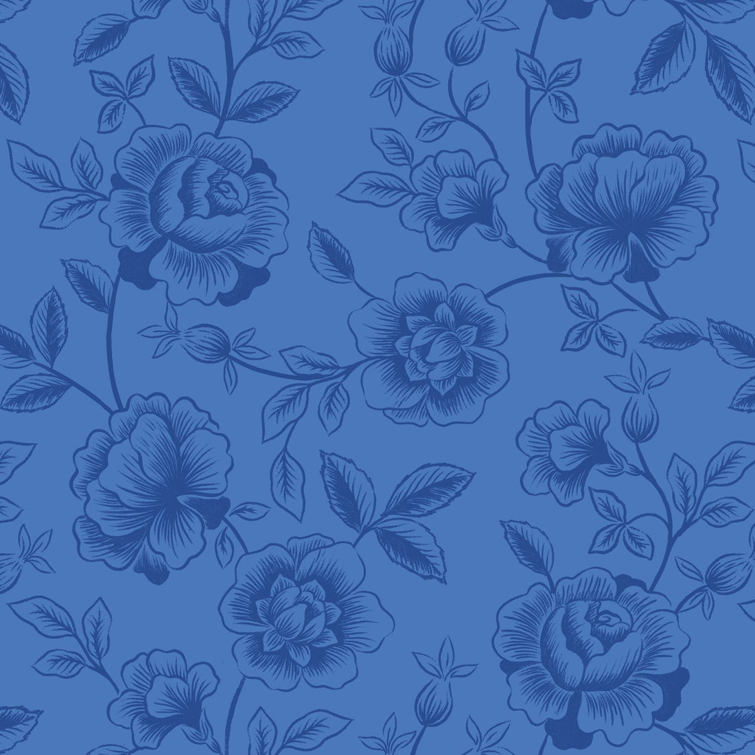 Lewis and Irene Fabric Lewis and Irene Porcelain and Sea Glass  - The Sewing Studio