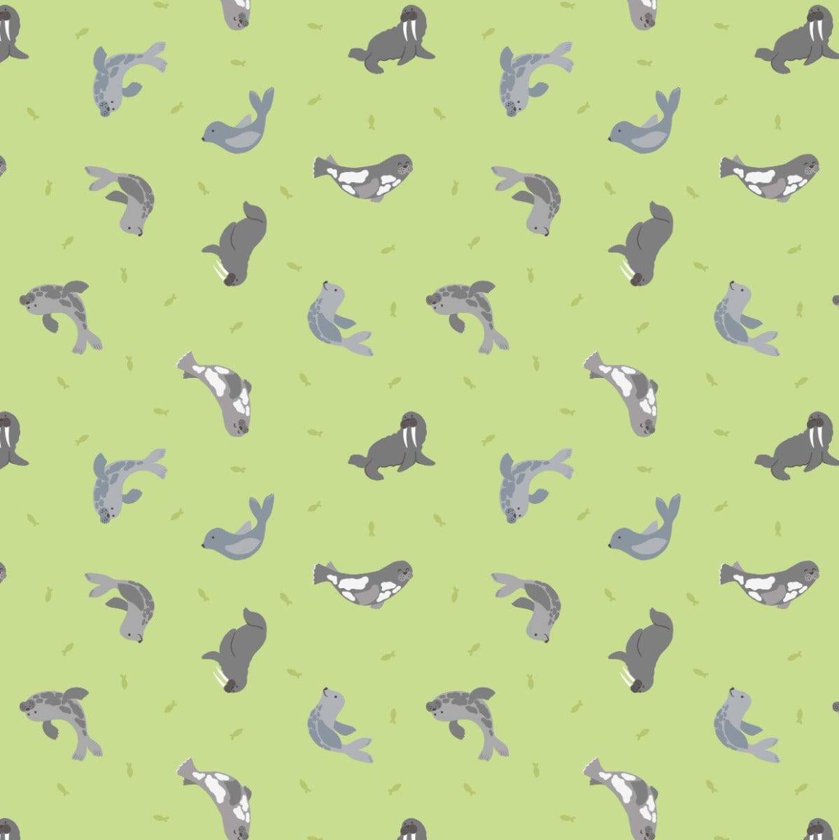 Lewis and Irene Fabric Lewis and Irene Small Things Polar Animals  - The Sewing Studio