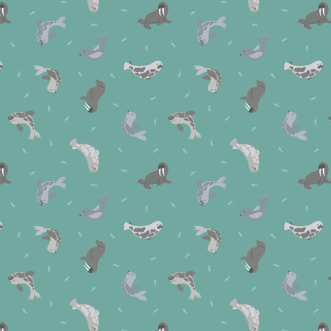 Lewis and Irene Fabric Lewis and Irene Small Things Polar Animals  - The Sewing Studio