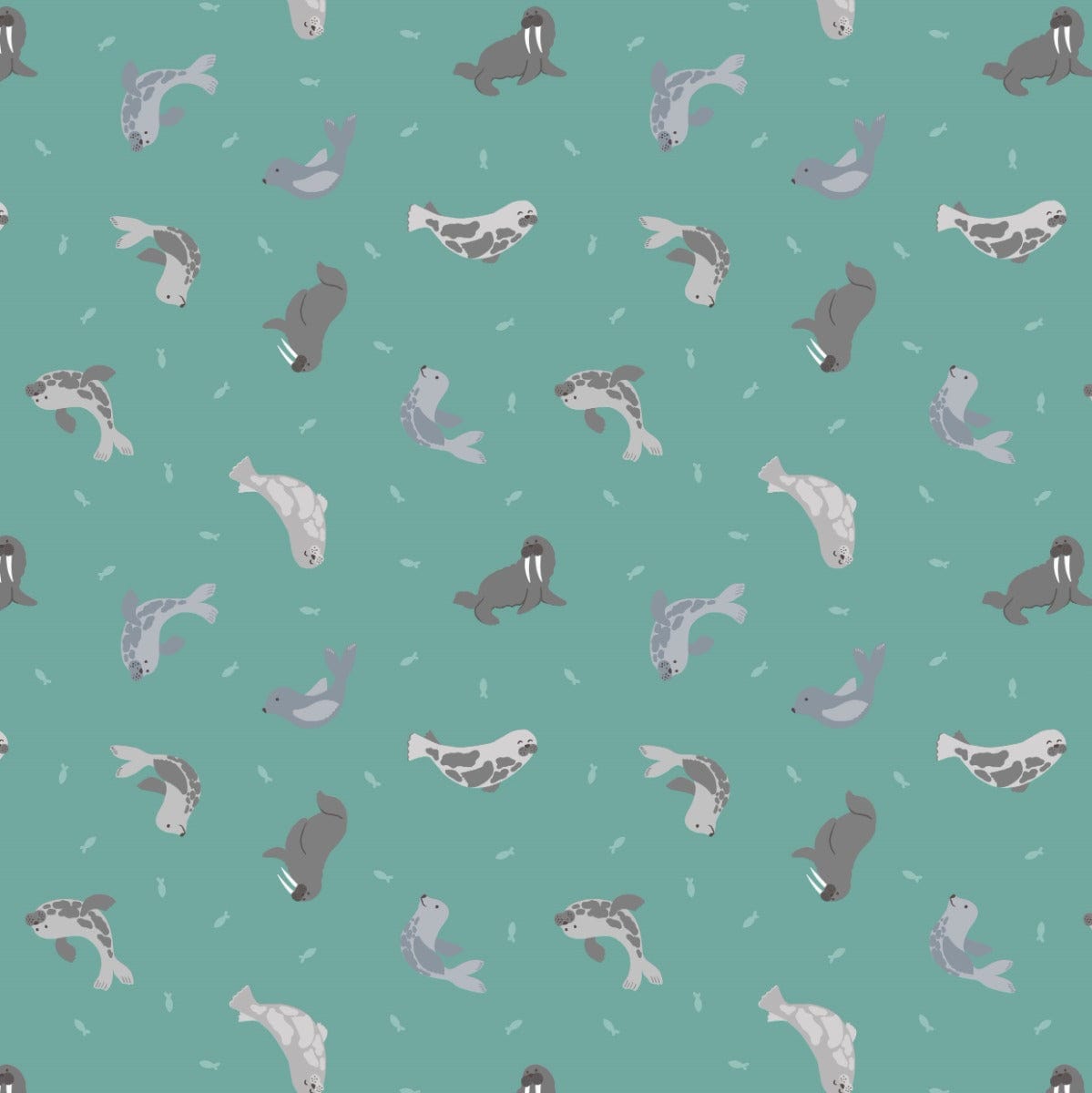Lewis and Irene Fabric Lewis and Irene Small Things Polar Animals  - The Sewing Studio