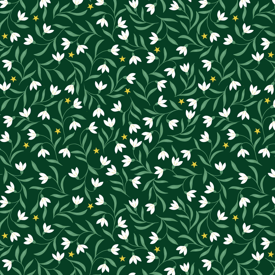 Green Christmas Lewis and Irene Fabric Lewis & Irene Christmas in Bluebell Wood - The Sewing Studio