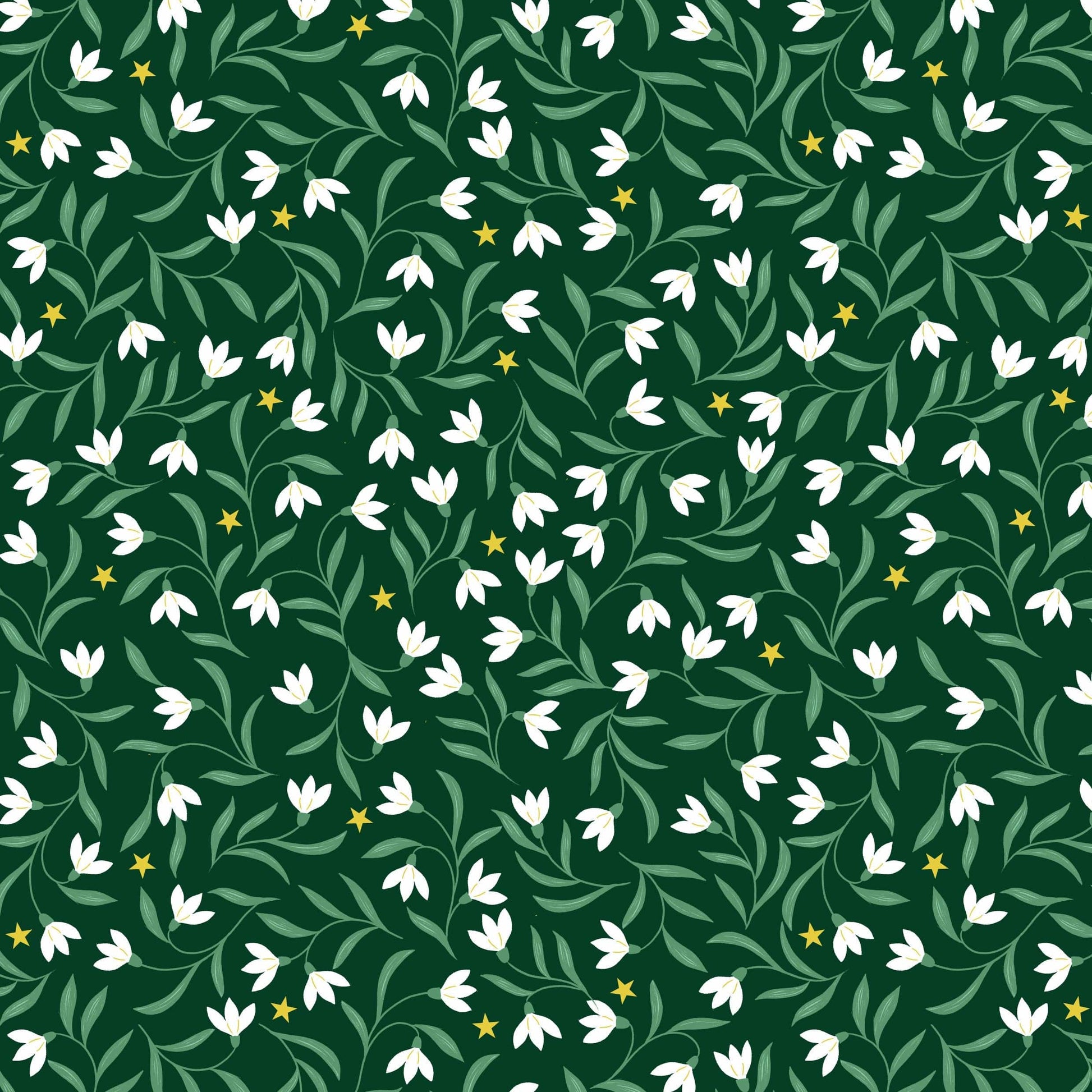 Green Christmas Lewis and Irene Fabric Lewis & Irene Christmas in Bluebell Wood - The Sewing Studio