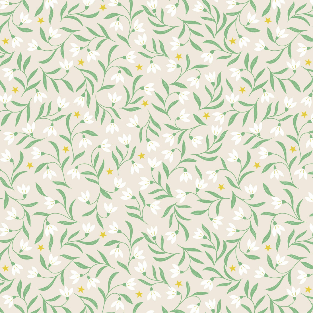 Creams and Naturals Christmas Lewis and Irene Fabric Lewis & Irene Christmas in Bluebell Wood - The Sewing Studio