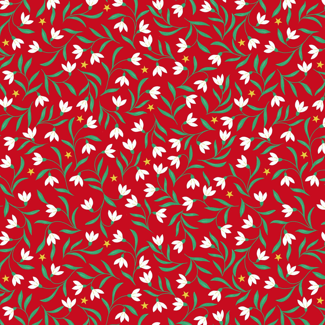Red Christmas Lewis and Irene Fabric Lewis & Irene Christmas in Bluebell Wood - The Sewing Studio