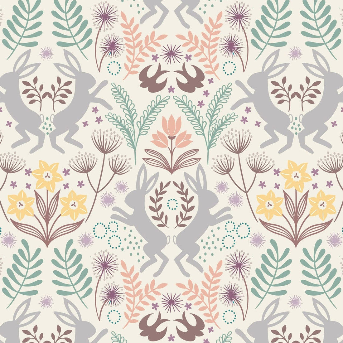 Lewis and Irene Fabric Lewis and Irene Spring Hare Reloved  - The Sewing Studio