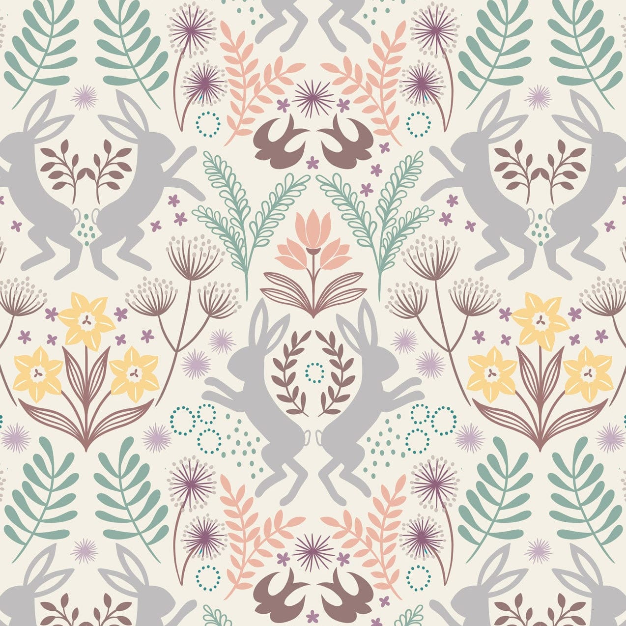 Lewis and Irene Fabric Lewis and Irene Spring Hare Reloved  - The Sewing Studio
