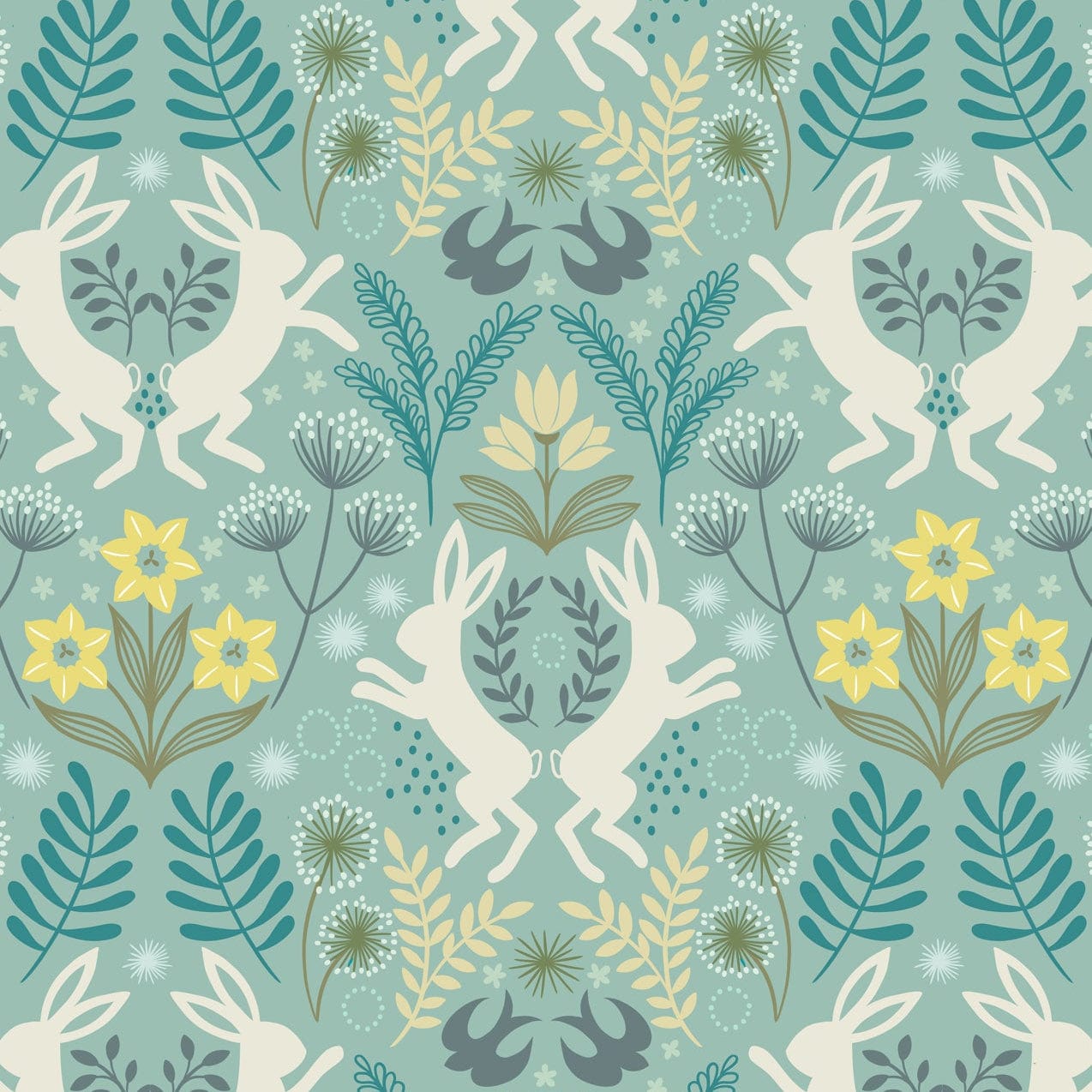 Lewis and Irene Fabric Lewis and Irene Spring Hare Reloved  - The Sewing Studio