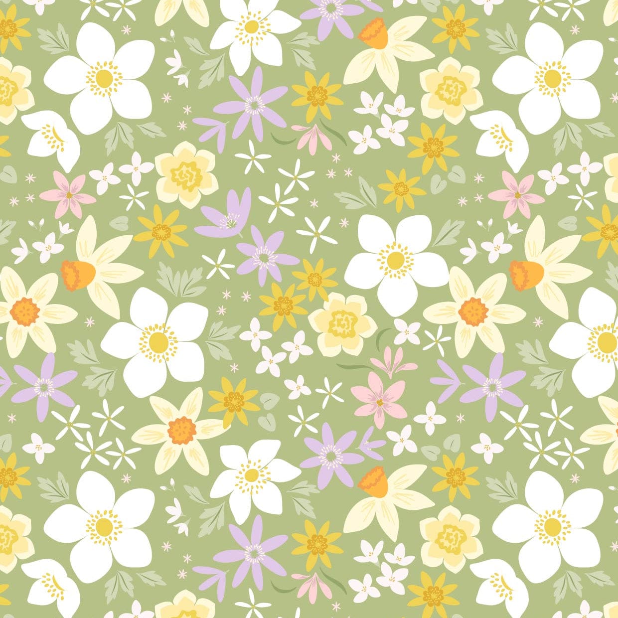 Lewis and Irene Fabric Lewis and Irene Joys Of Spring  - The Sewing Studio