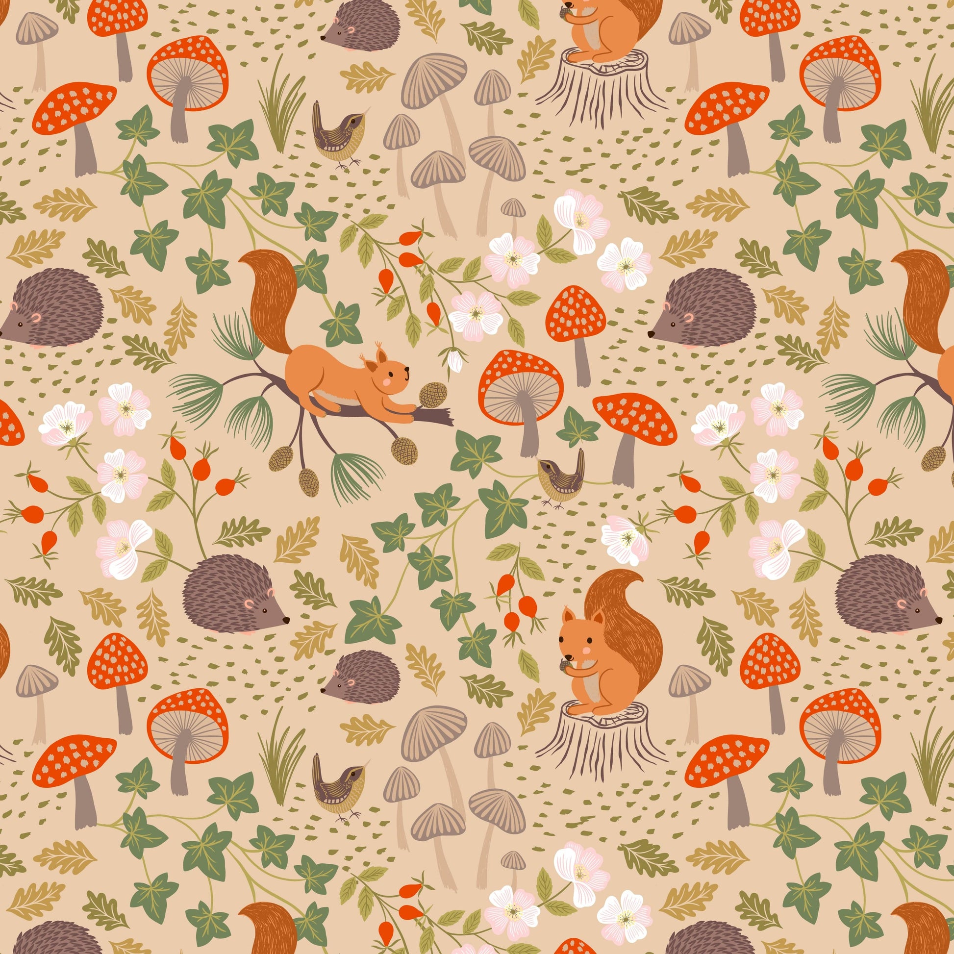 Lewis and Irene Fabric Lewis and Irene Snuggle Up Season Flannel  - The Sewing Studio