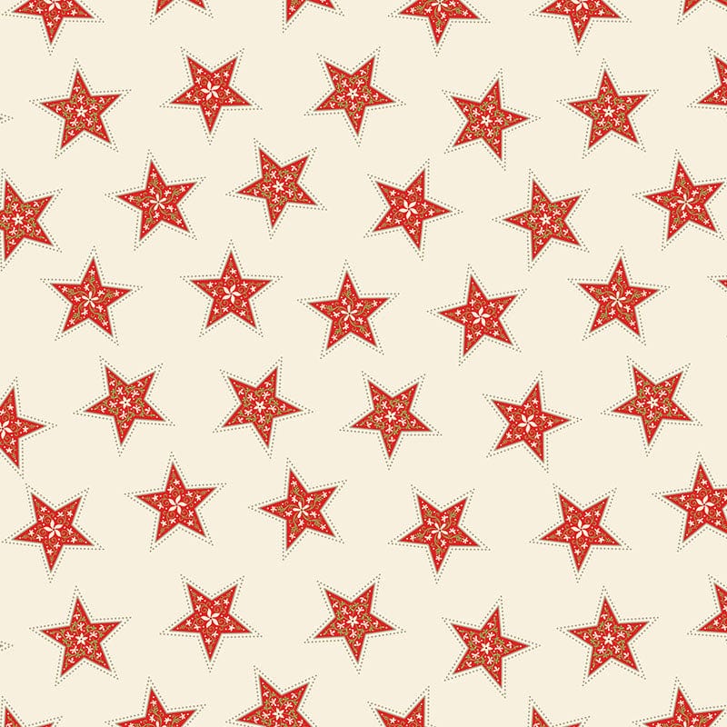 Creams and Naturals Christmas Lewis and Irene Fabric Lewis and Irene Peace and Joy - The Sewing Studio