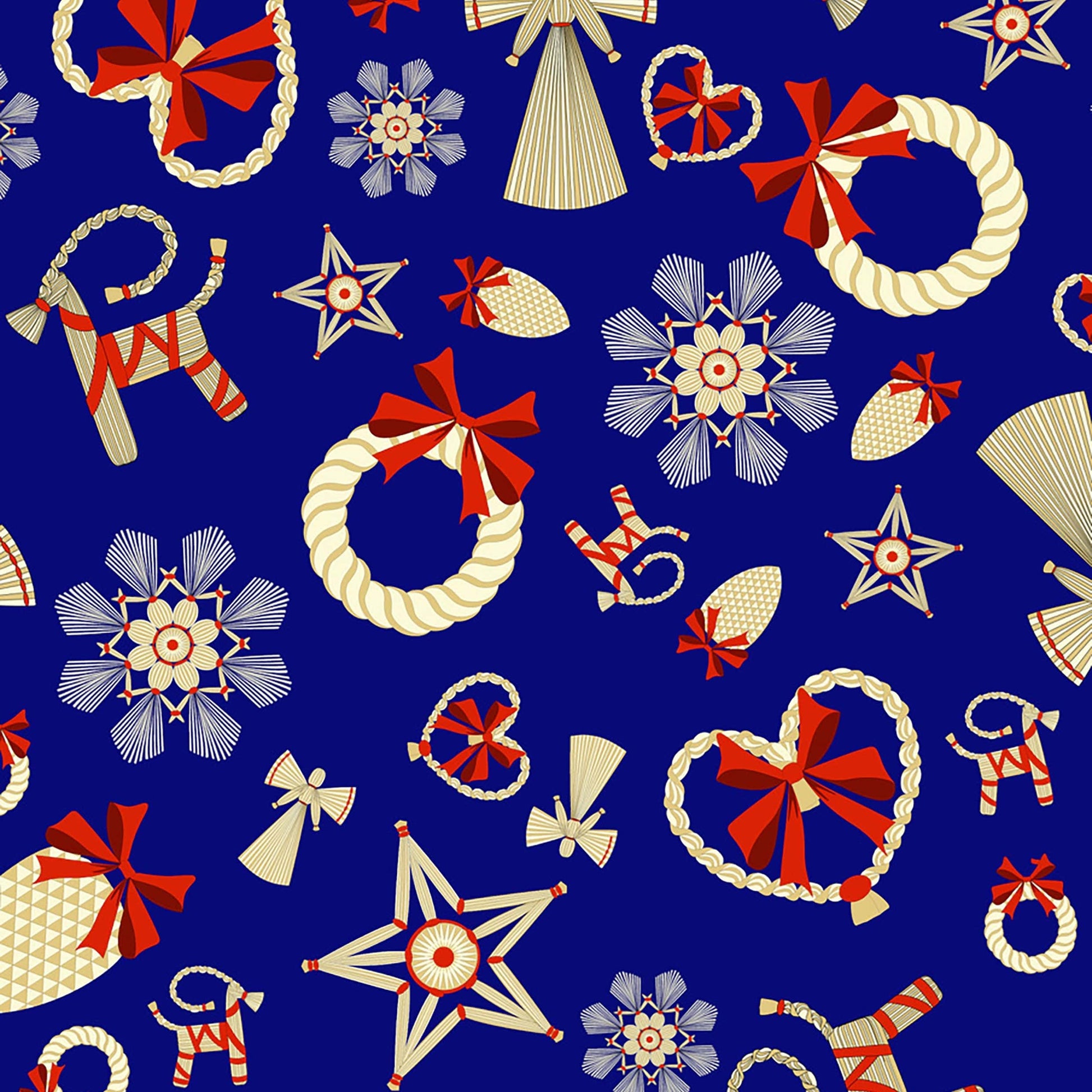 Lewis and Irene Fabric Lewis and Irene Christmas Fabric Norwegian Christmas  - The Sewing Studio