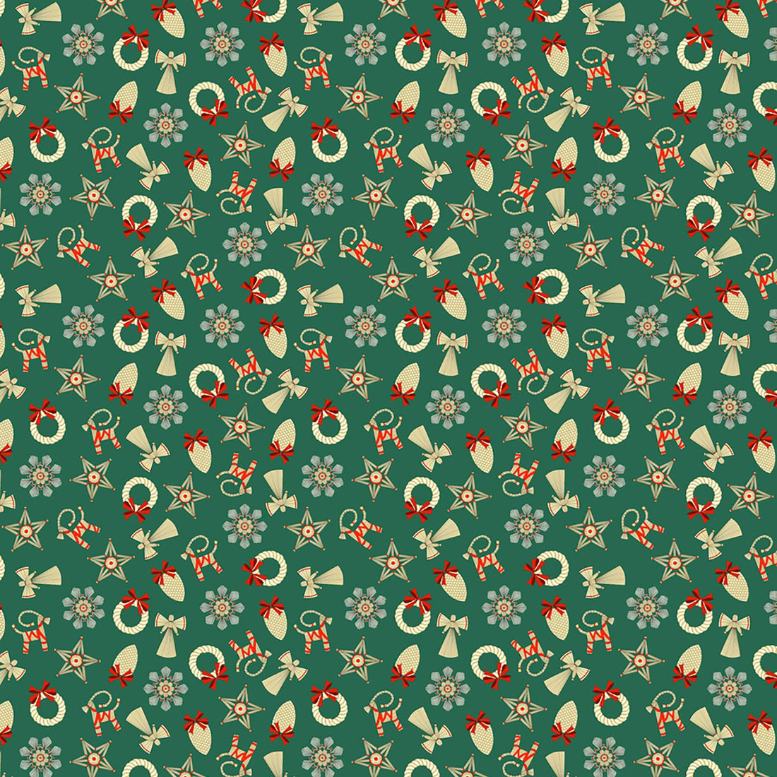 Lewis and Irene Fabric Lewis and Irene Christmas Fabric Norwegian Christmas  - The Sewing Studio