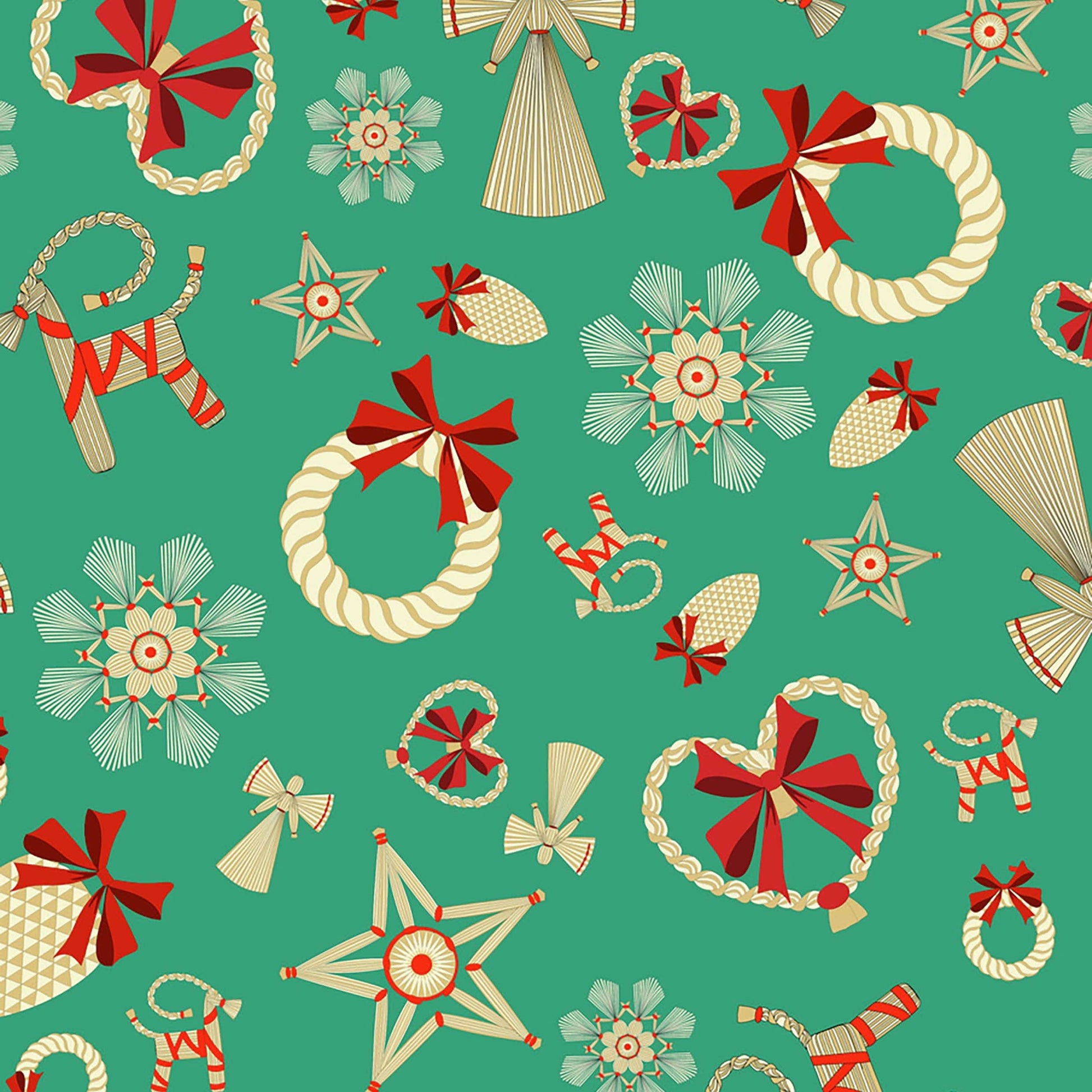 Lewis and Irene Fabric Lewis and Irene Christmas Fabric Norwegian Christmas  - The Sewing Studio