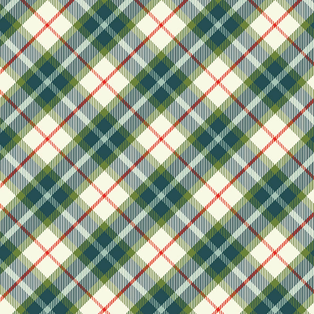 Lewis and Irene Fabric Lewis and Irene Christmas Fabric All is Bright by Stuart Hillard  - The Sewing Studio