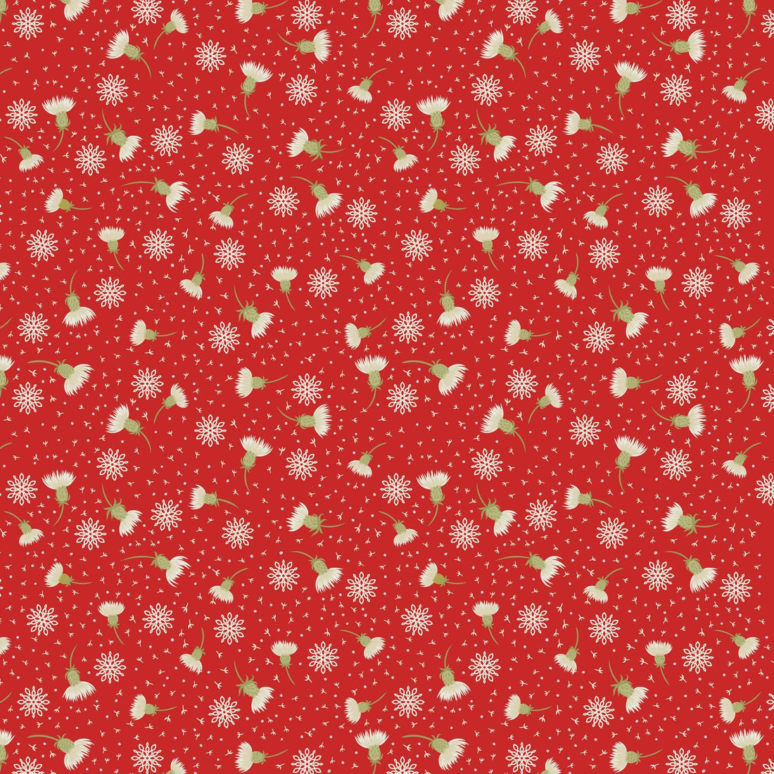 Multi-coloured Christmas Lewis and Irene Fabric Lewis & Irene Celtic Christmas Fabric - The Sewing Studio