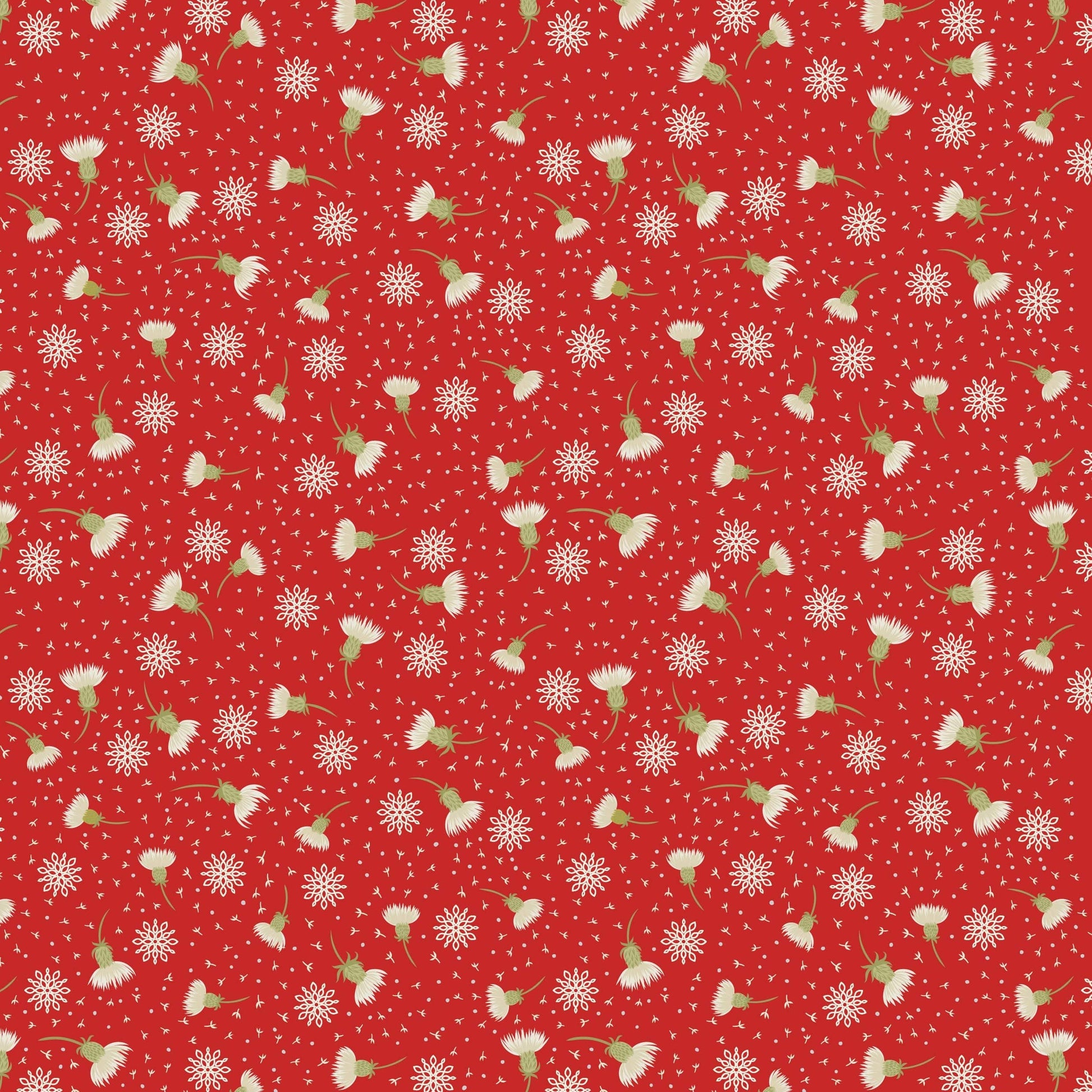 Multi-coloured Christmas Lewis and Irene Fabric Lewis & Irene Celtic Christmas Fabric - The Sewing Studio