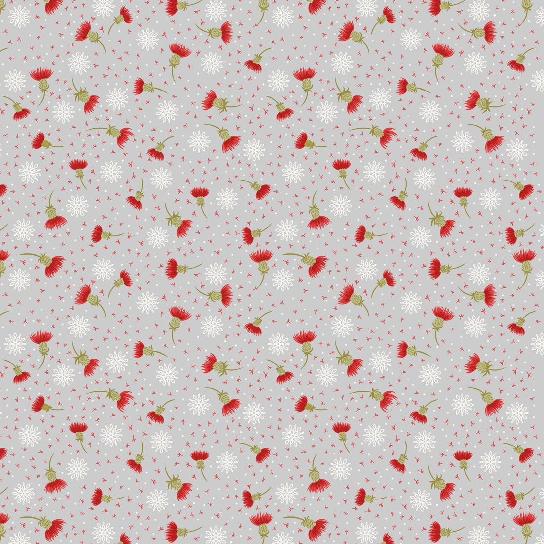 Multi-coloured Christmas Lewis and Irene Fabric Lewis & Irene Celtic Christmas Fabric - The Sewing Studio