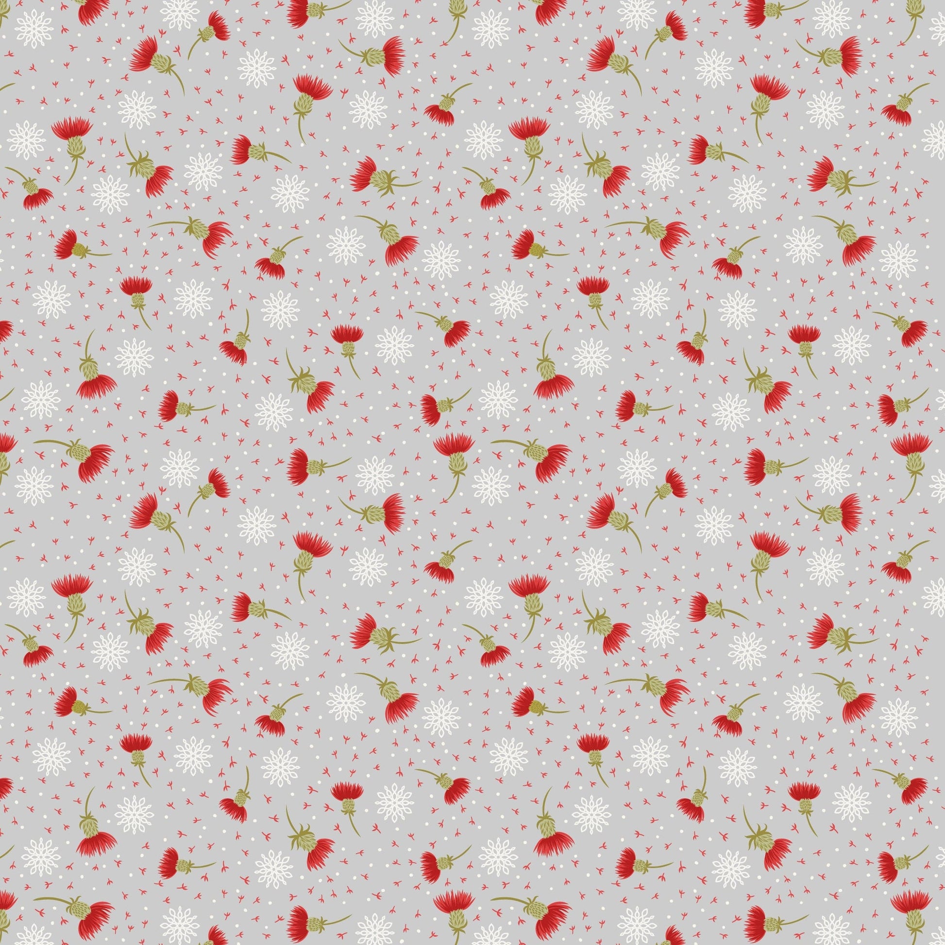 Multi-coloured Christmas Lewis and Irene Fabric Lewis & Irene Celtic Christmas Fabric - The Sewing Studio