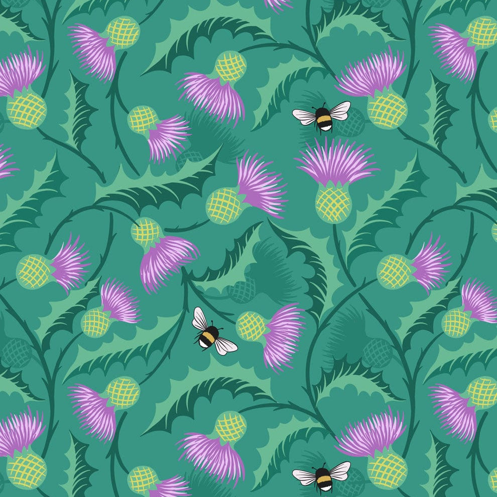 Multi-coloured Foliage Lewis and Irene Fabric Lewis and Irene Fields of Clover - The Sewing Studio