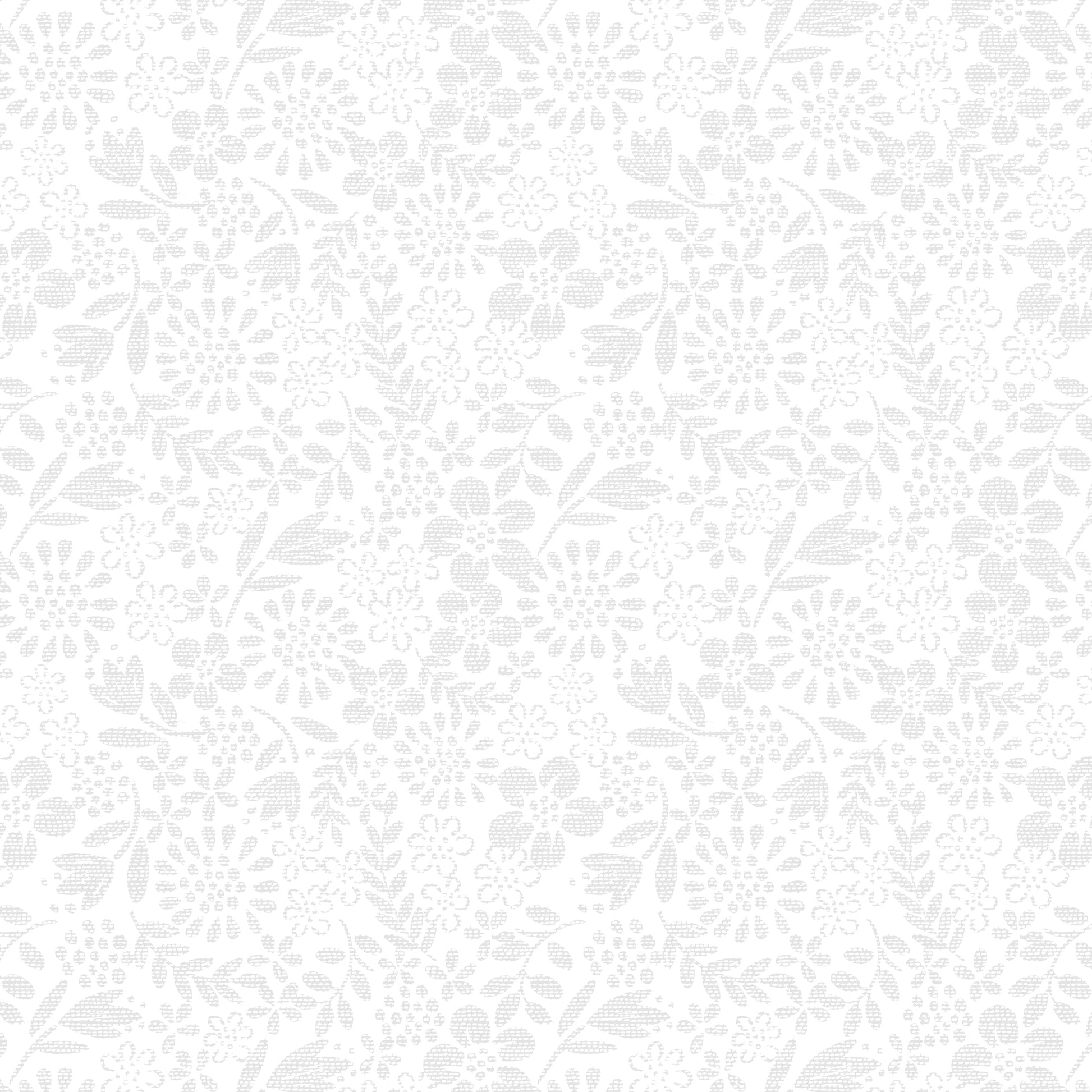 White on White Floral Lewis and Irene Fabric Lewis & Irene Tiny Tonals SS26 - The Sewing Studio