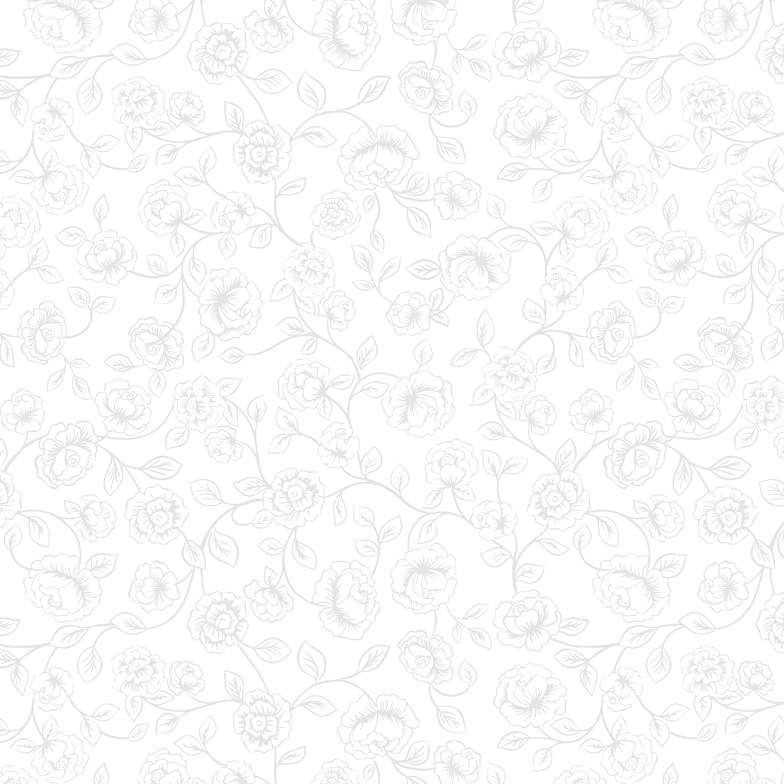 White on White Floral Lewis and Irene Fabric Lewis & Irene Tiny Tonals SS26 - The Sewing Studio