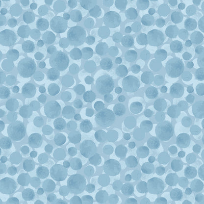 Blue Blender Lewis and Irene Fabric Lewis and Irene Bumbleberries Flannel - The Sewing Studio