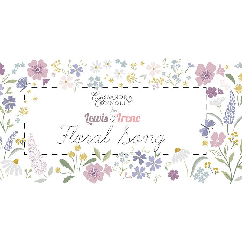 Lewis And Irene Floral Song Floral Art Pale Grey CC32-2 Range Image