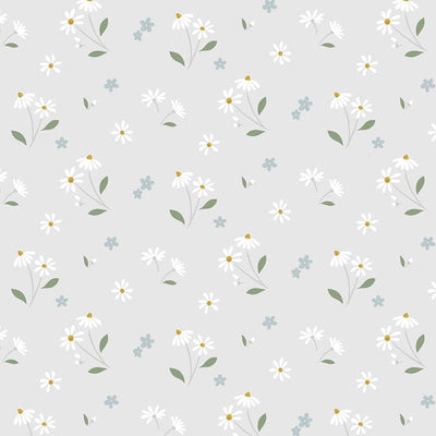 Lewis And Irene Floral Song Little Daisies Dancing Grey CC34-1