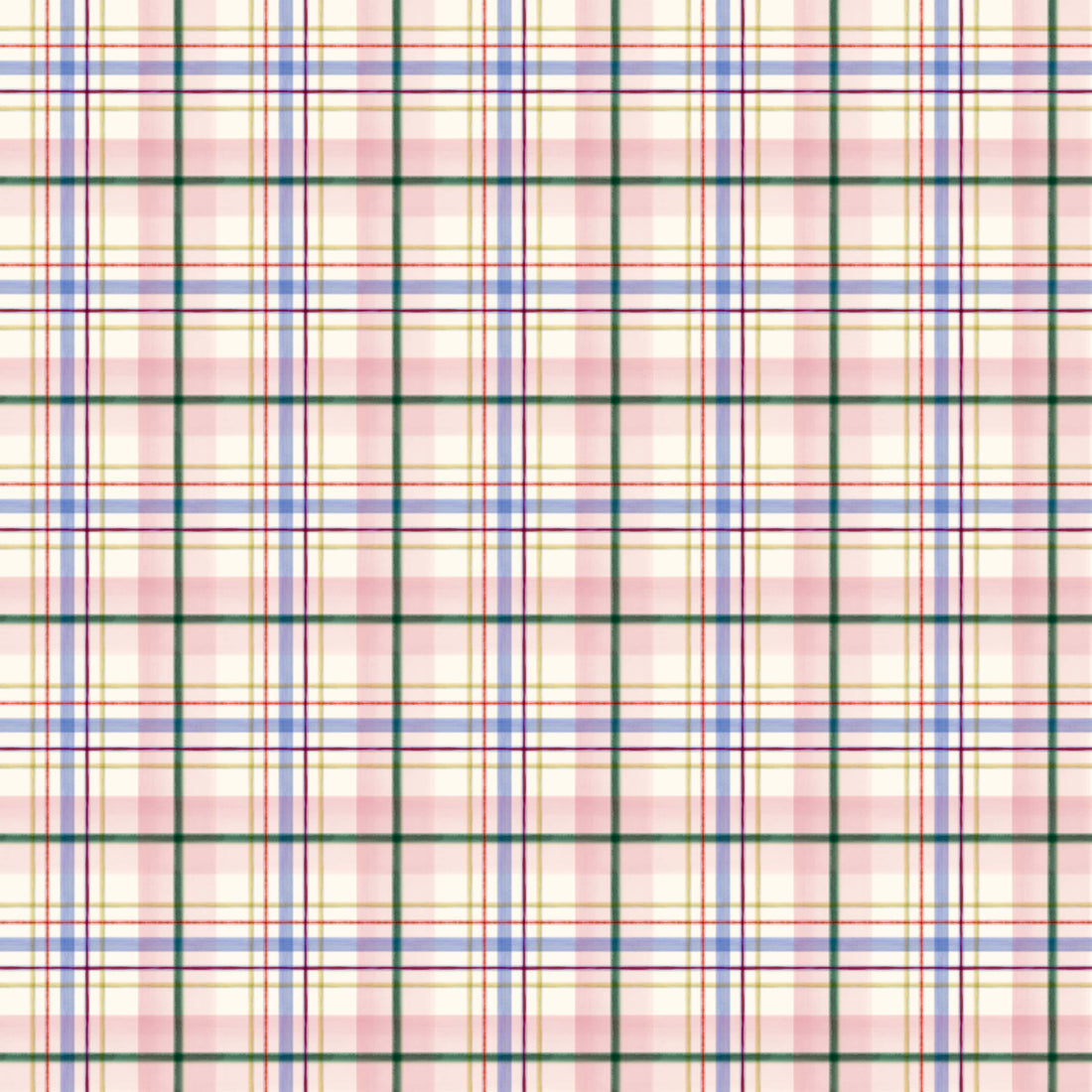 Multi-coloured Checks Lewis & Irene Fabric Lewis and Irene Flowers of Scotland in Edinburgh Plaid Glen - The Sewing Studio