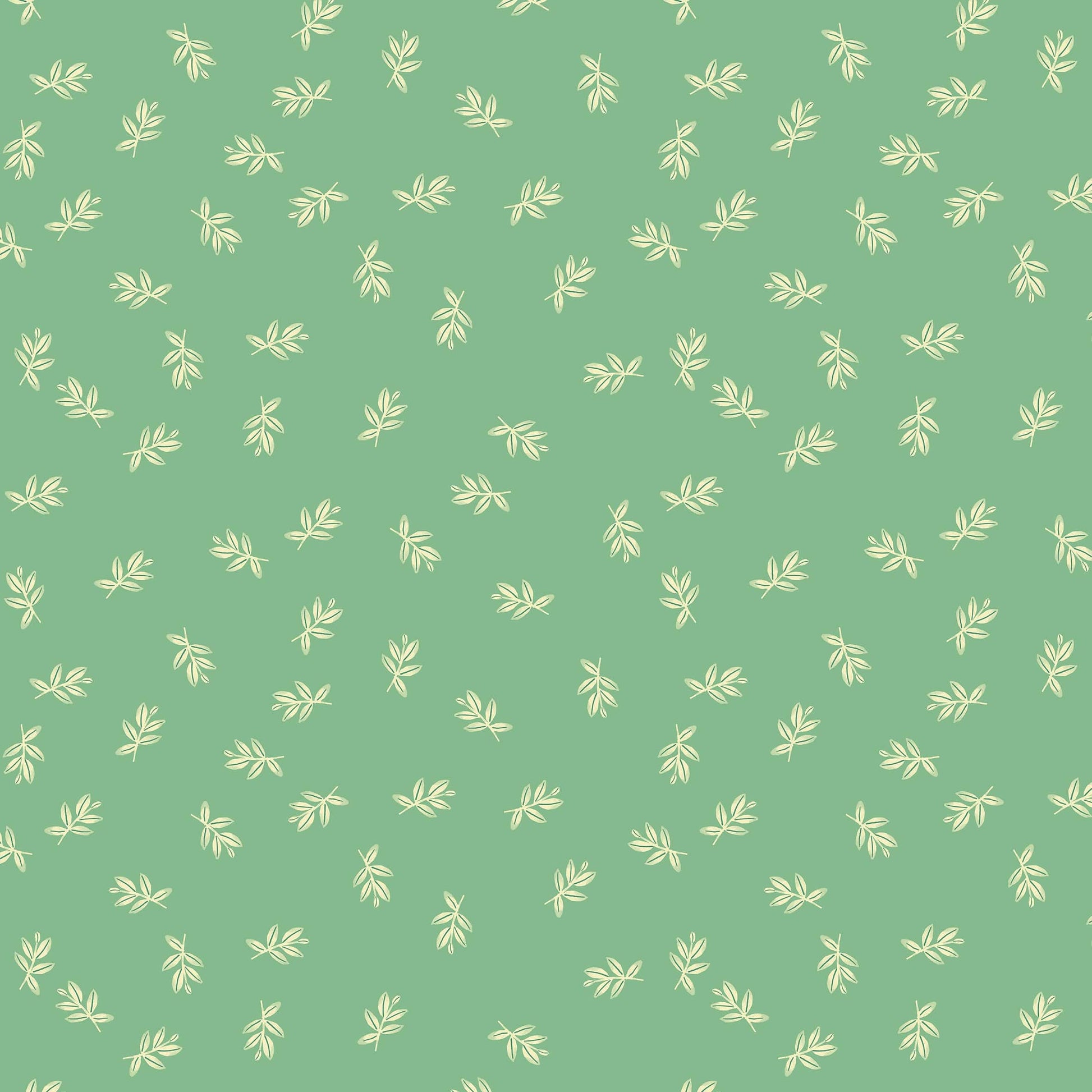 Green Foliage Lewis & Irene Fabric Lewis & Irene Safari Collection - The Sewing Studio