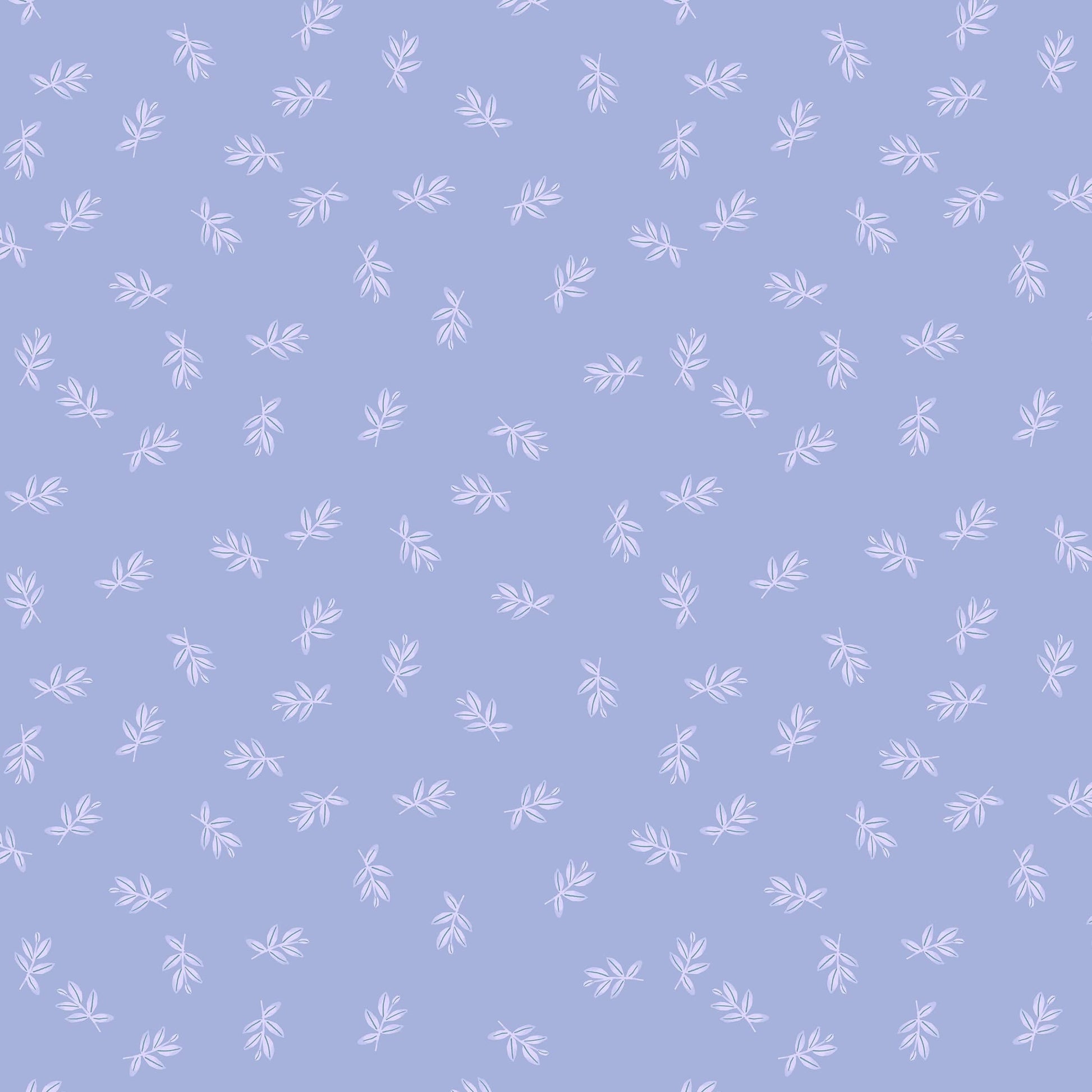 Blue Foliage Lewis & Irene Fabric Lewis & Irene Safari Collection - The Sewing Studio