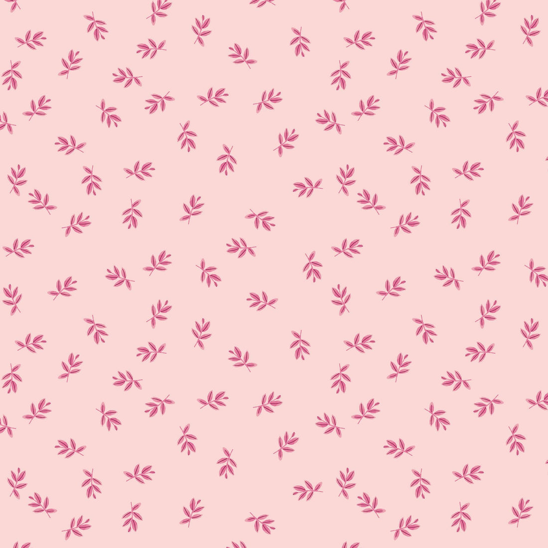 Pink Foliage Lewis & Irene Fabric Lewis & Irene Safari Collection - The Sewing Studio