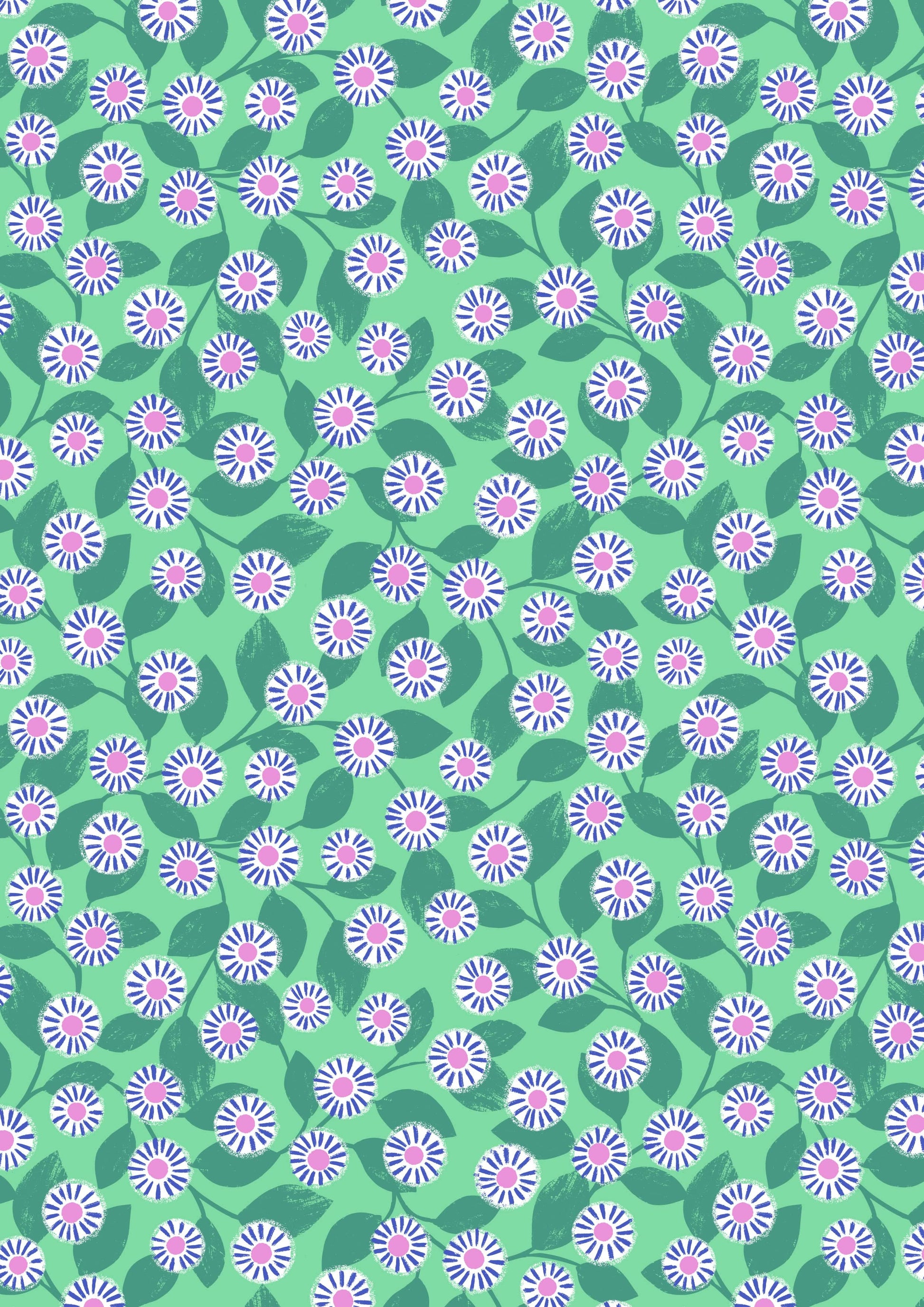 Multi-coloured Floral Lewis & Irene Fabric Lewis & Irene Creative Landscapes - The Sewing Studio