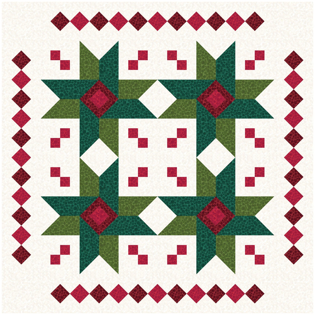 Lewis & Irene The Holly Berry Quilt Pattern