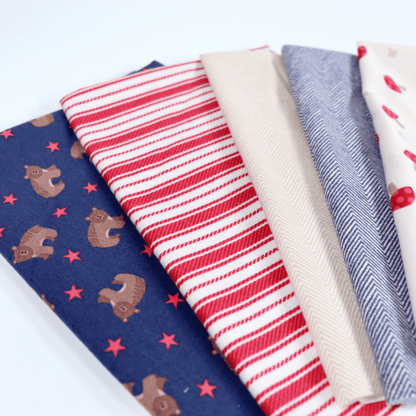 Lewis & Irene Country Comforts Flannel 8 Piece Fat Quarter Bundle