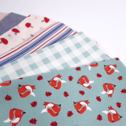 Lewis & Irene Country Comforts Flannel 8 Piece Fat Quarter Bundle