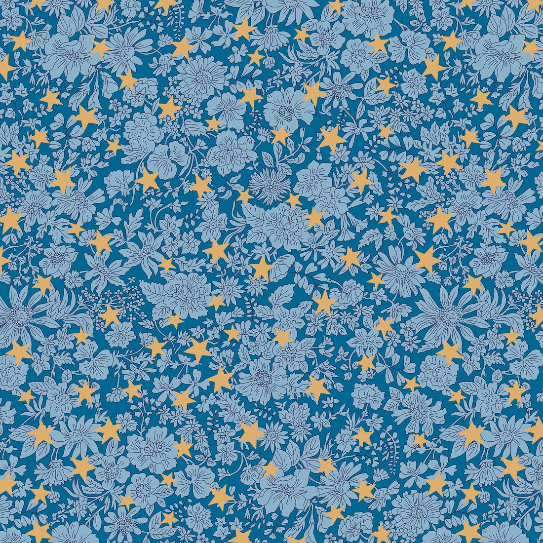 Multi-coloured Christmas Liberty Fabric Fabric Liberty Fabric Festive Greetings - The Sewing Studio