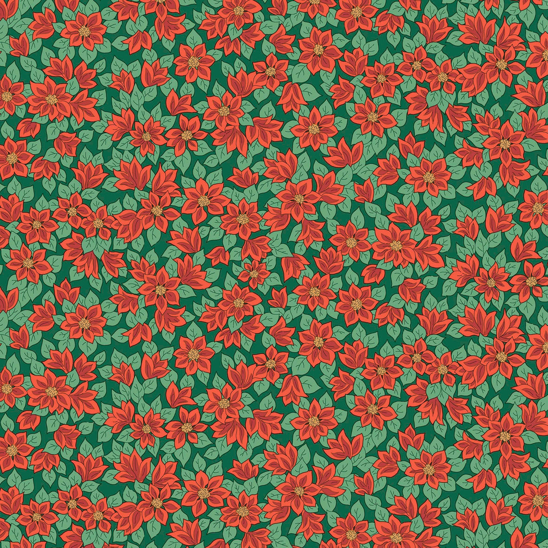 Multi-coloured Christmas Liberty Fabric Fabric Liberty Fabric Festive Greetings - The Sewing Studio