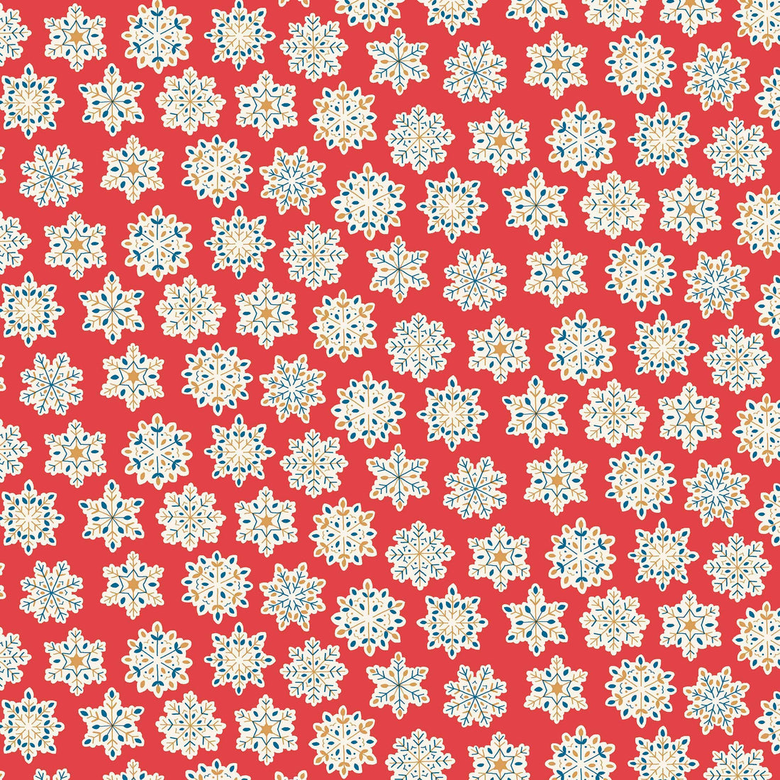 Multi-coloured Christmas Liberty Fabric Fabric Liberty Fabric Festive Greetings - The Sewing Studio