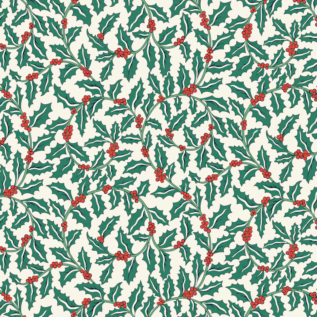 Multi-coloured Christmas Liberty Fabric Fabric Liberty Fabric Festive Greetings - The Sewing Studio