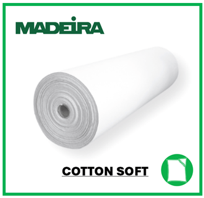 Madeira Embroidery Backing And Stabiliser Madeira Cotton Soft Tear Away Embroidery Backing White  - The Sewing Studio